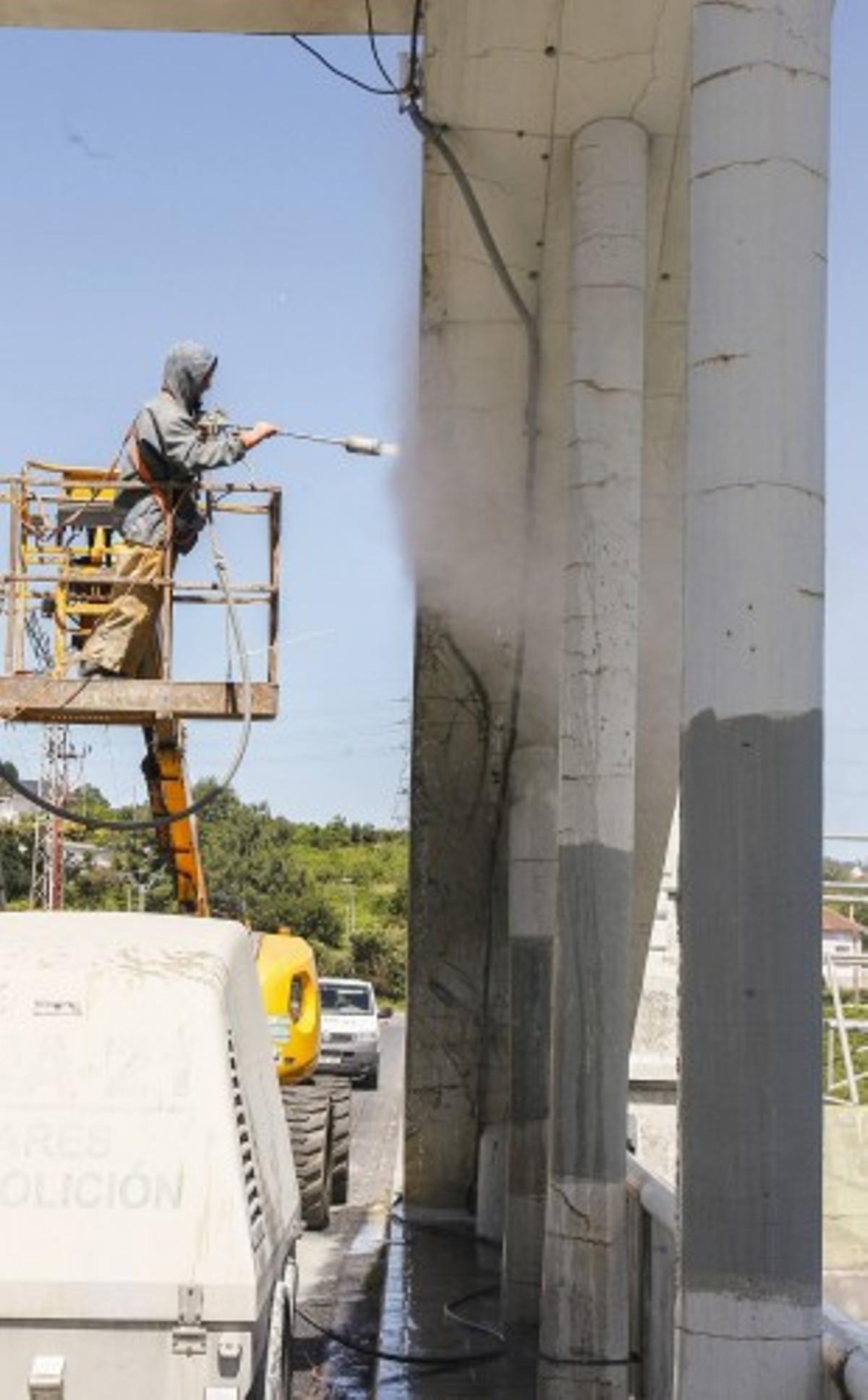 Obras en Puente de O Pedrido