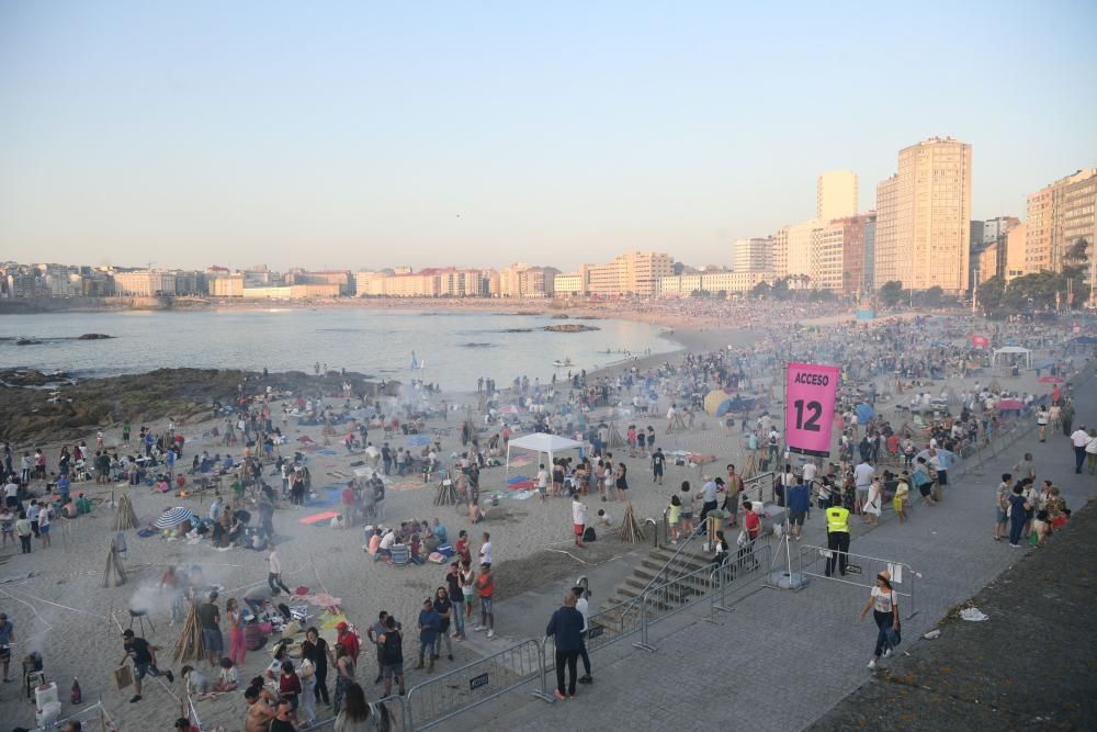 Así fue el día y la noche de San Juan en A Coruña