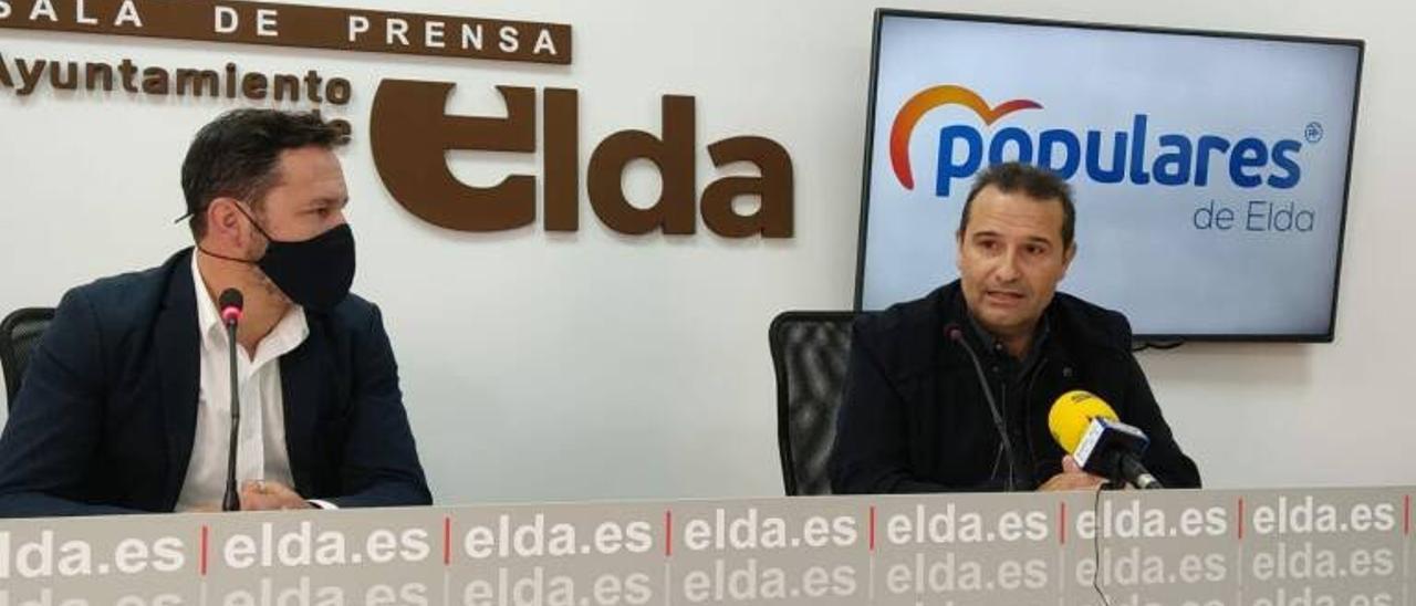 Fran Muñoz y Francisco Vidal durante la rueda de prensa.