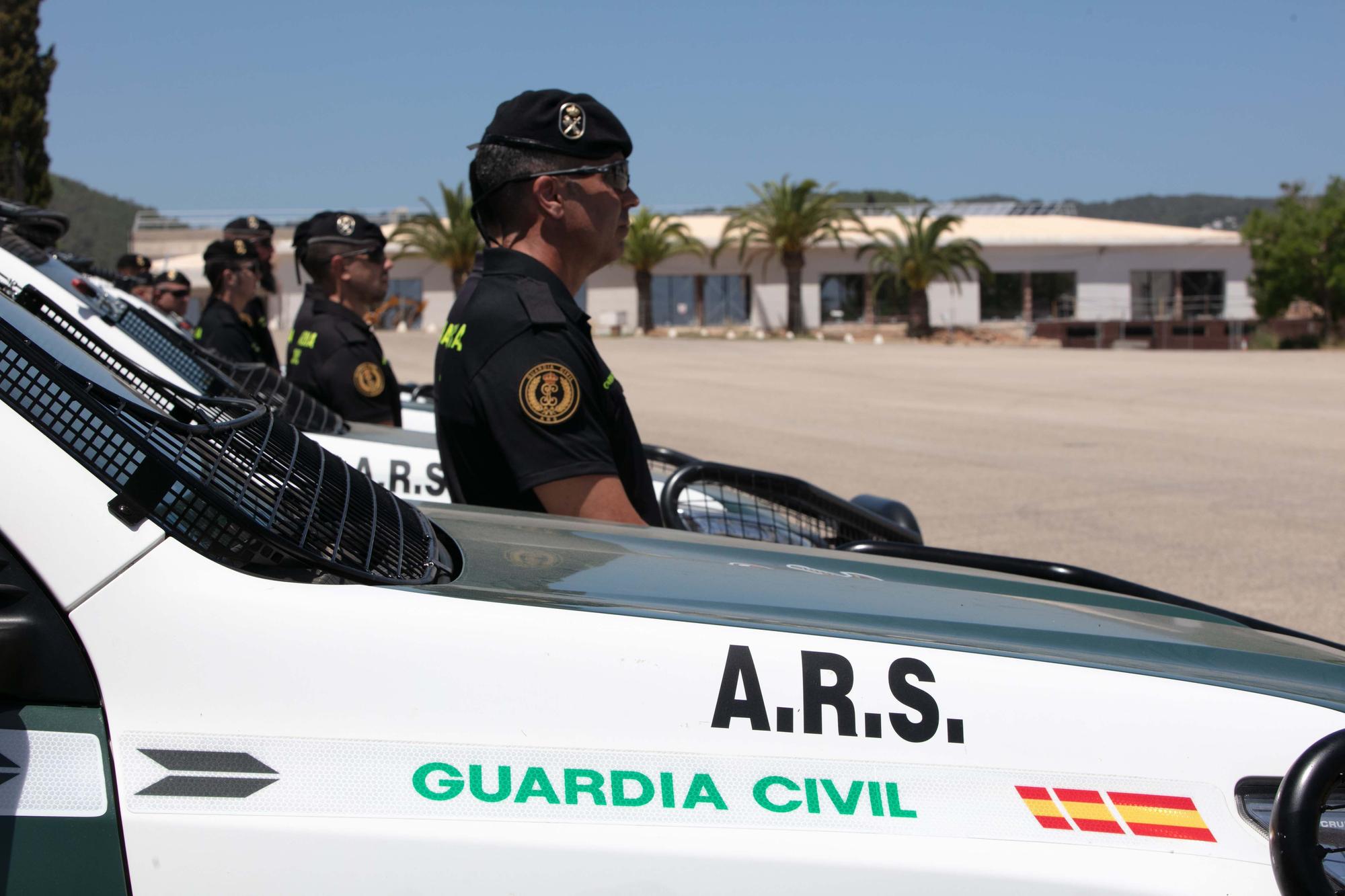 Llegan 49 agentes especiales de la Guardia Civil para actuar en Ibiza durante el verano