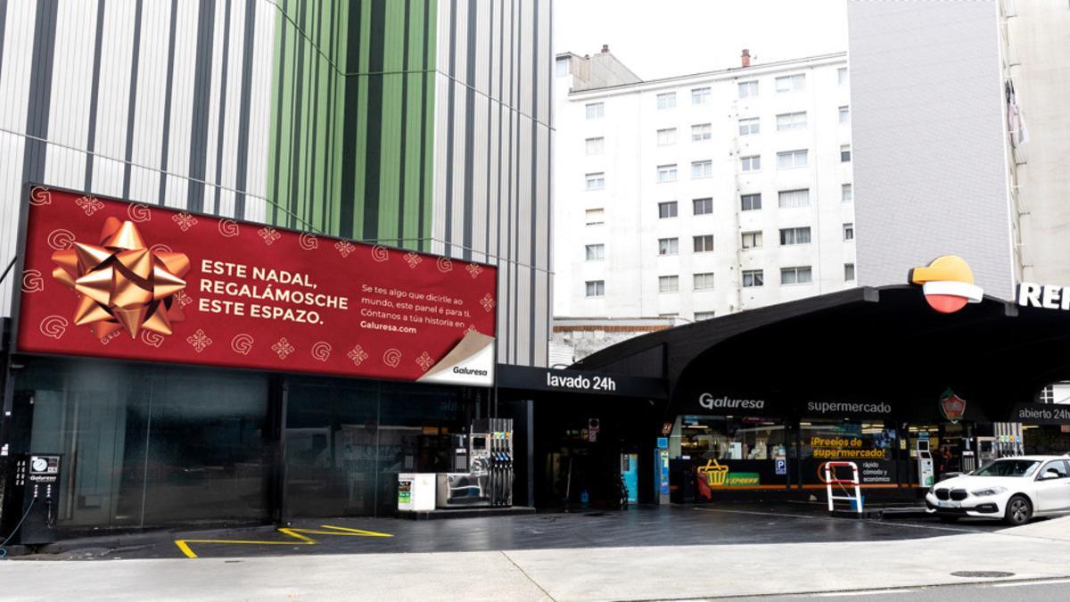 Así es el "regalo más grande" de Galuresa para estas Navidades en Santiago