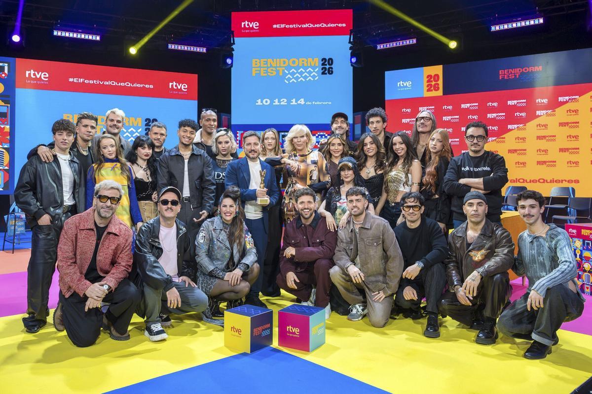 Todos los participantes del Benidorm Fest 2026