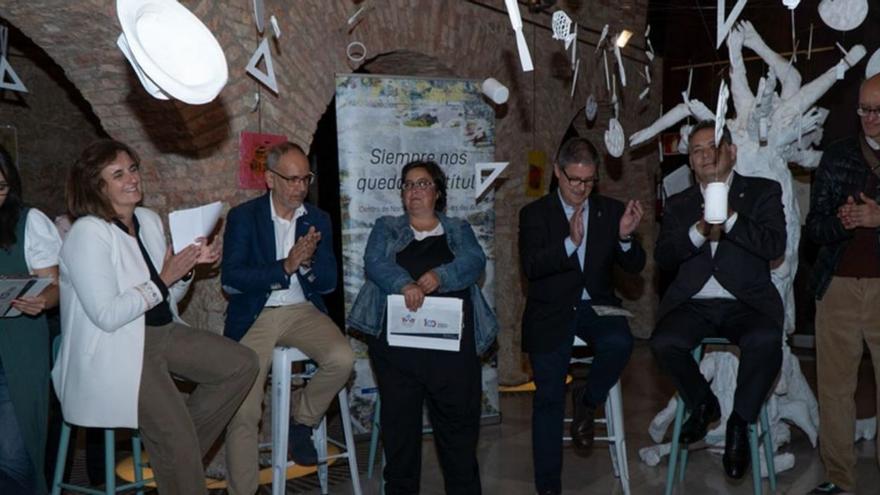 Obras de los alumnos de la Fundación Vinjoy en el Auditorio y Dos Ajolotes