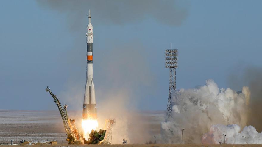 La Soyuz despega con éxito rumbo a la Estación Espacial Internacional