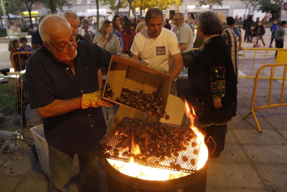 Castanyada popular a Santa Eugènia