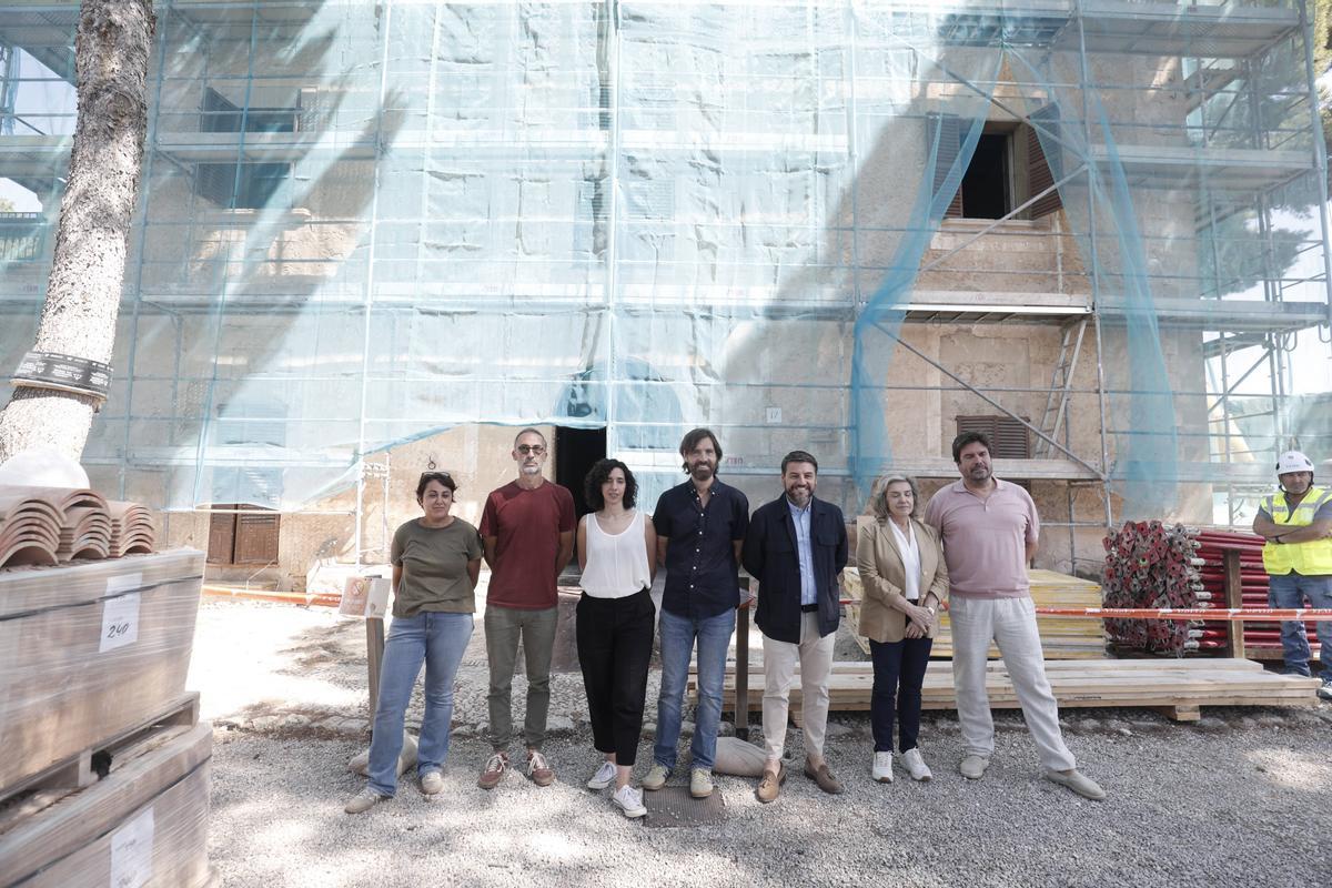 FOTOGALERÍA | La reforma de Son Boter acabará antes de final de año y permitirá ver grafitos de Miró ya desaparecidos