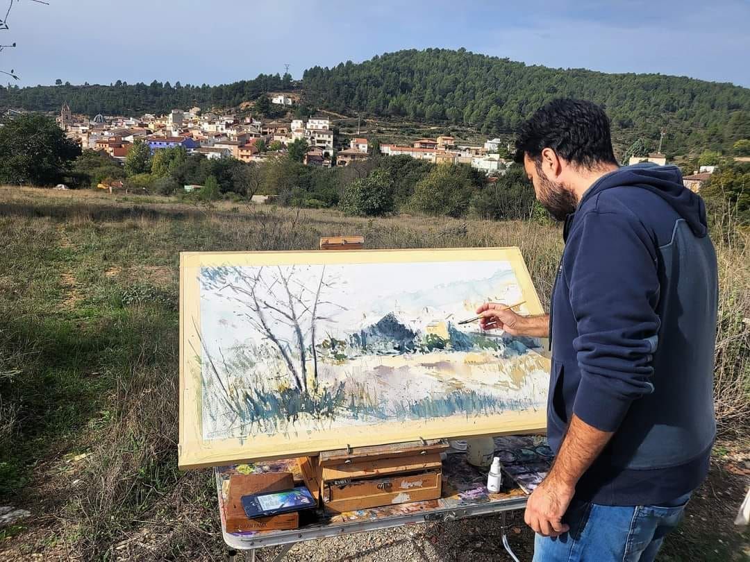 Revive el III Concurso de Pintura Rápida de Gaibiel