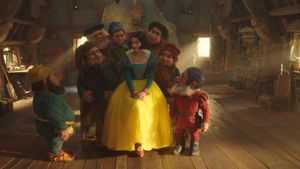 Fotograma de Blancanieves, el nuevo live action de Disney.