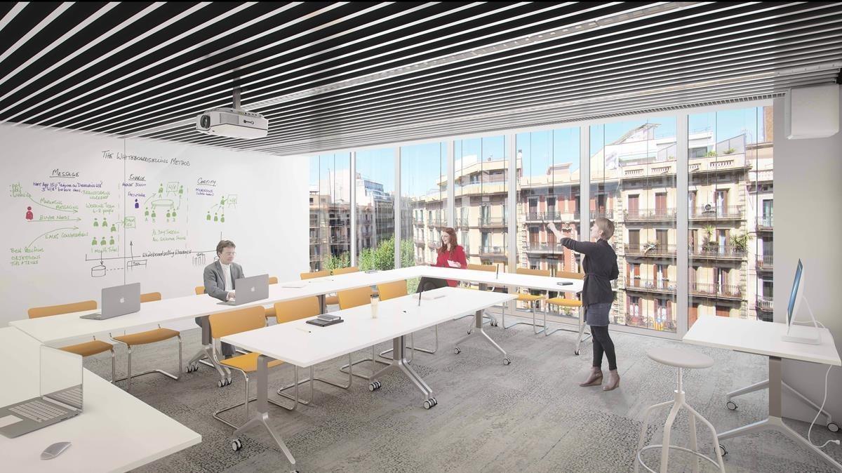 Aspecto de las nuevas instalaciones de Eada en Barcelona. Aspecto de las nuevas instalaciones de Eada en Barcelona.