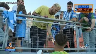 Polémica en redes: un jugador del Málaga le vende su camiseta a un hincha por 50 euros