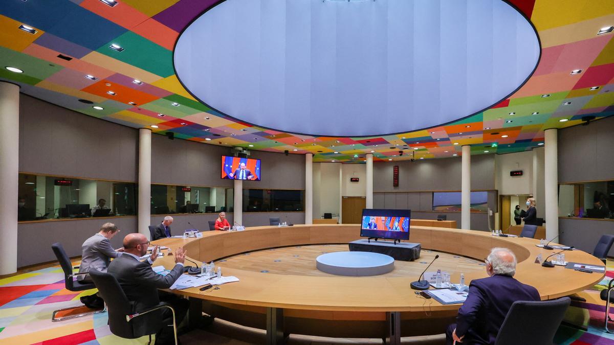 Videoconferencia entre los dirigentes de la Unión Europea y China para abordar la guerra en Ucrania.