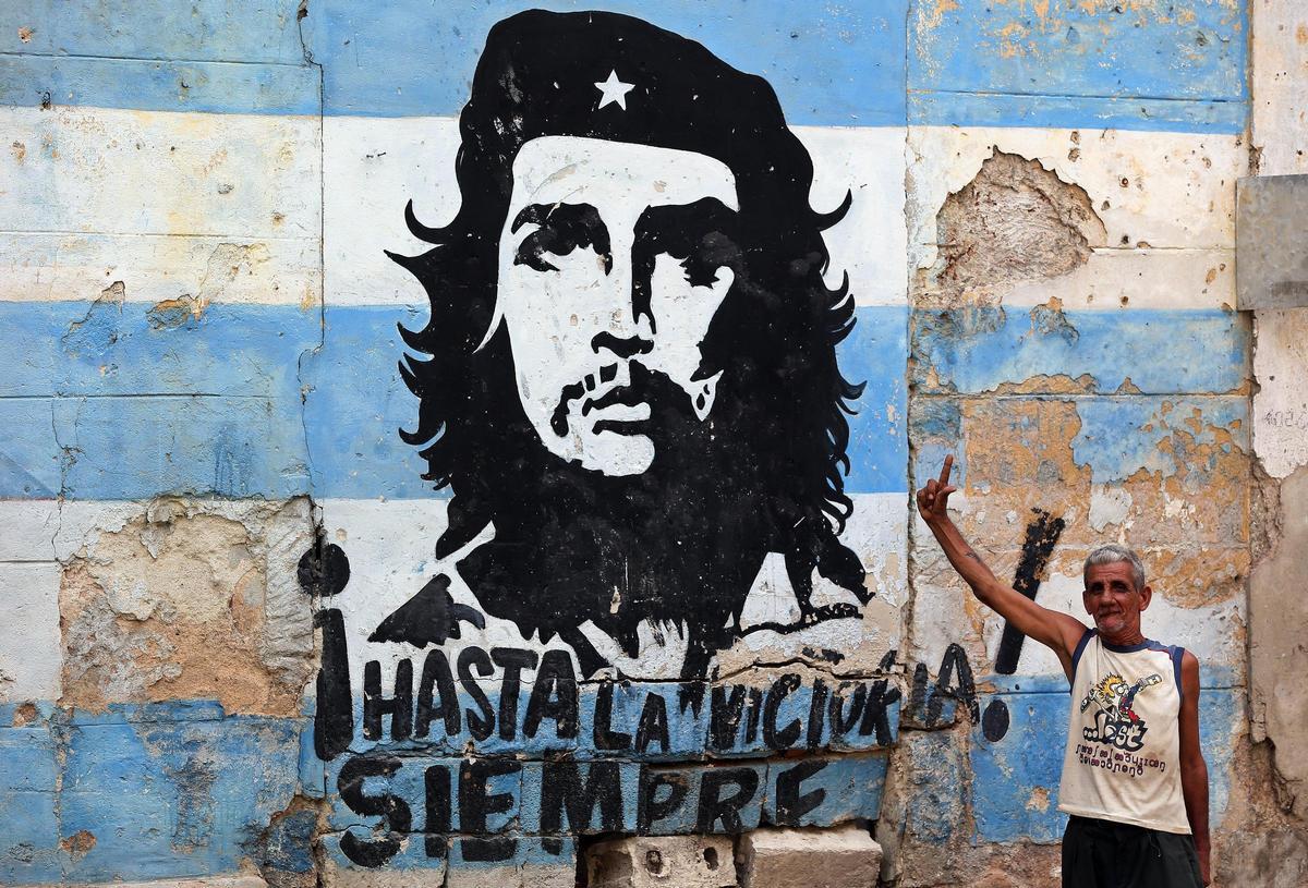 Una imagen del Che Guevara en La Habana