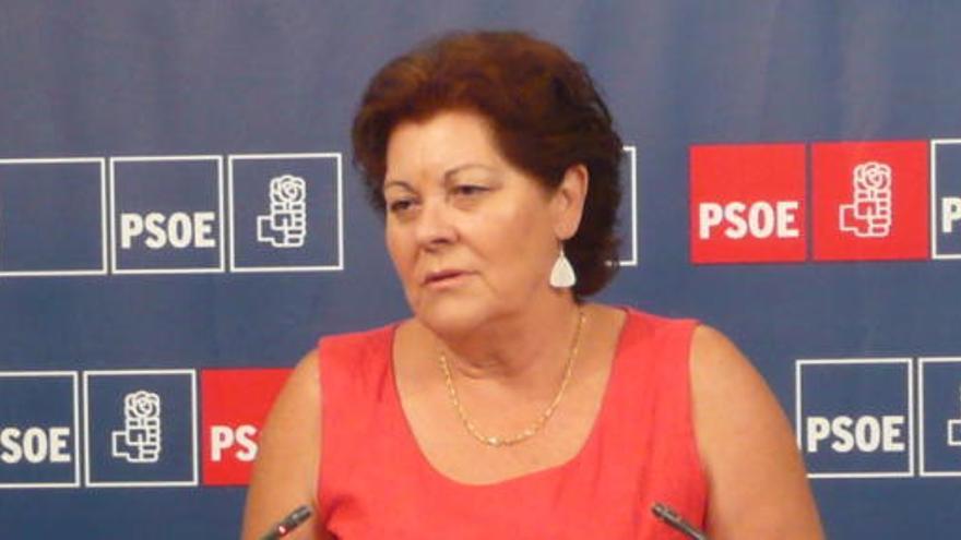 La responsable de Sanidad del grupo parlamentario socialista, Teresa Rosique.