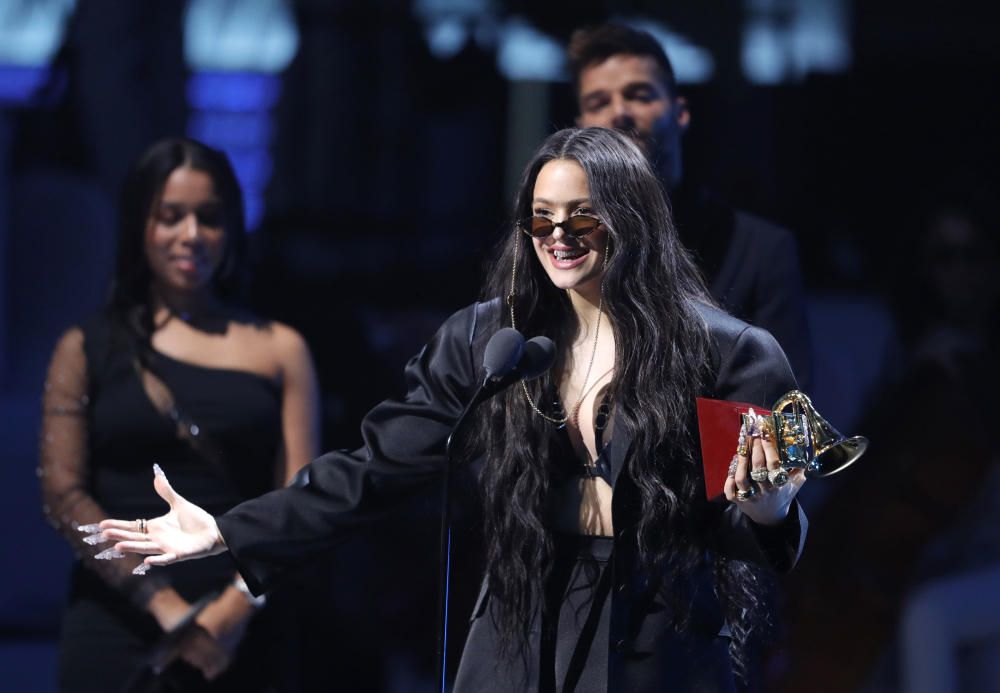 Rosalía arrasa en los Grammy Latino