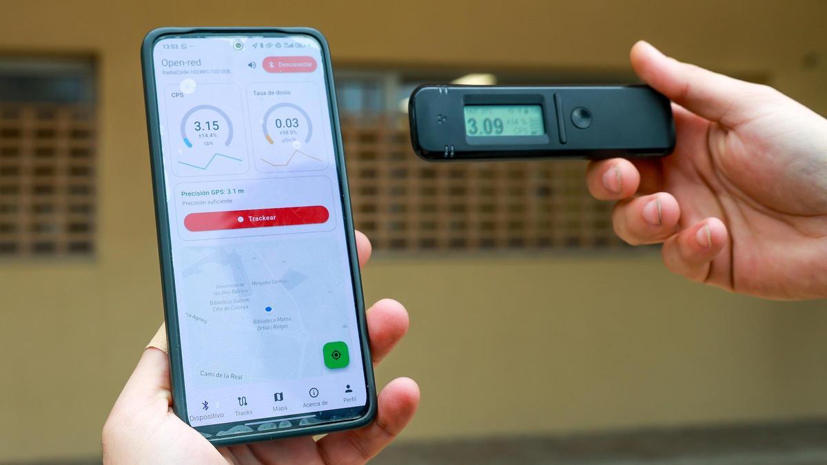 Dispositivo utilizado para la medición.