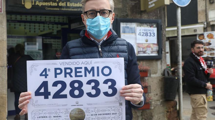 El 42.833 reparte suerte por toda Galicia