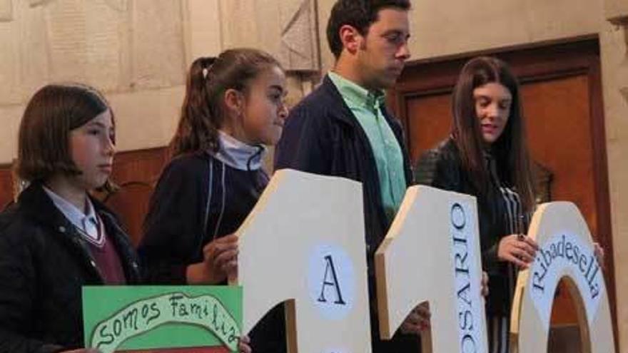 El aniversario del centro en la iglesia parroquial.