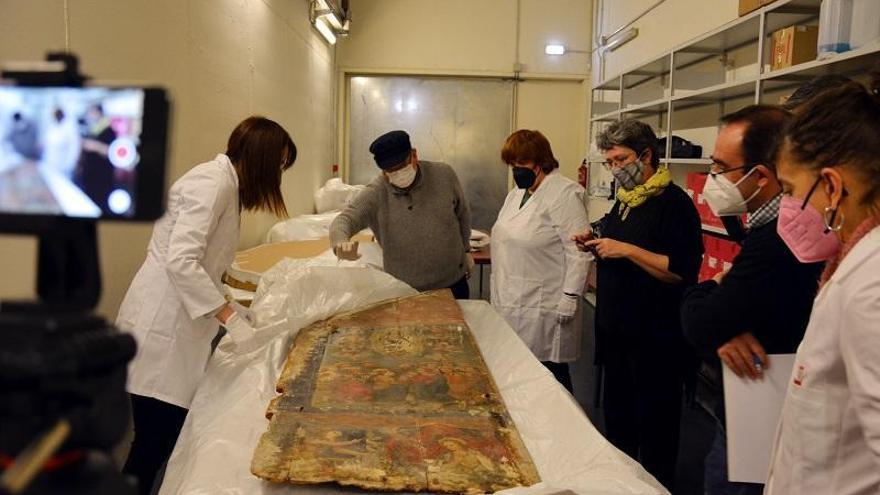 El Museo de Barbastro empieza a analizar el segundo lote de obras devueltas por Lérida