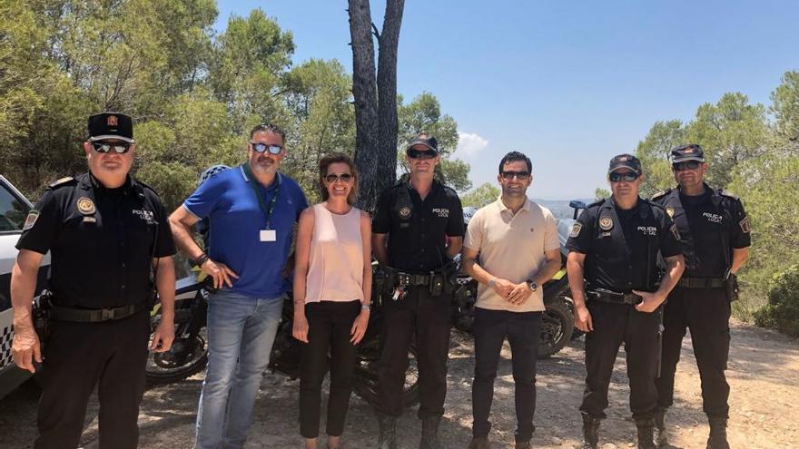 Paterna supervisa los nuevos dispositivos contra incendios  de La Vallesa