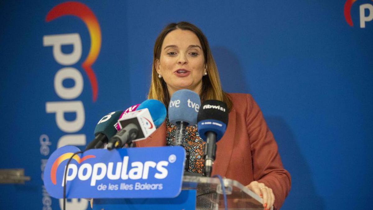 La presidenta del PP de Balears, Marga Prohens. | G.BOSCH