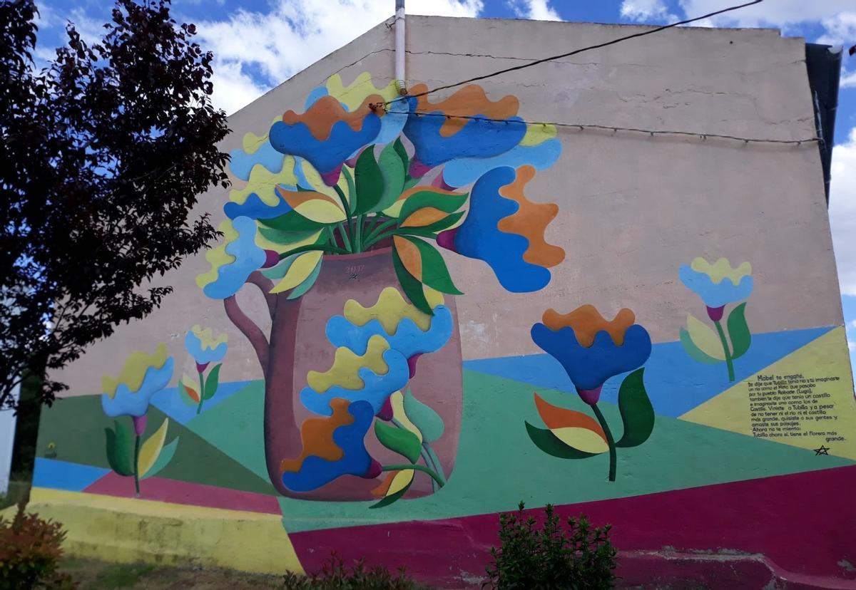 Mural en Tubilla del Lago