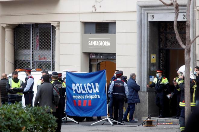 Four casualties in a fire in Barcelona