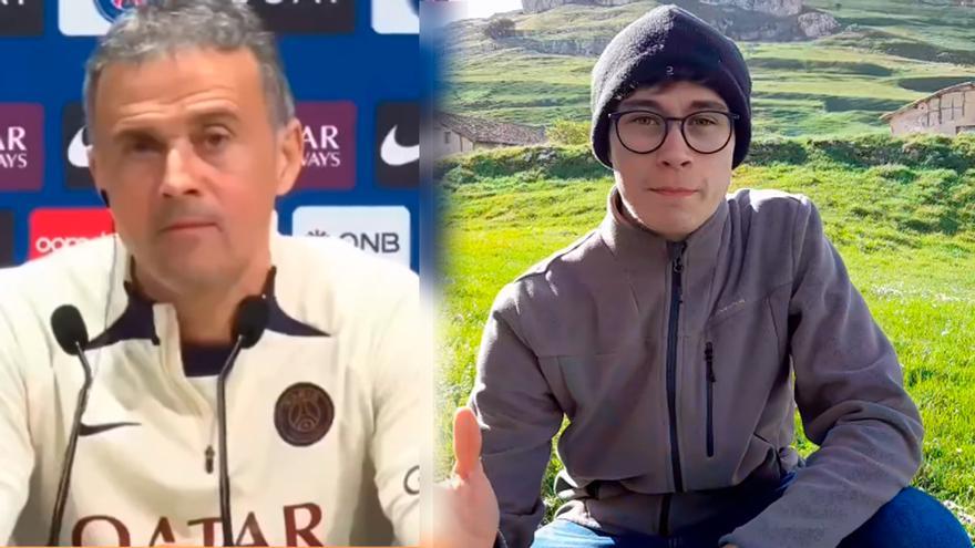 Jorge Rey cuenta con el entrenador Luis Enrique para avisar del cambio del tiempo: &quot;Abril abrilillo, siempre fuiste pillo&quot;