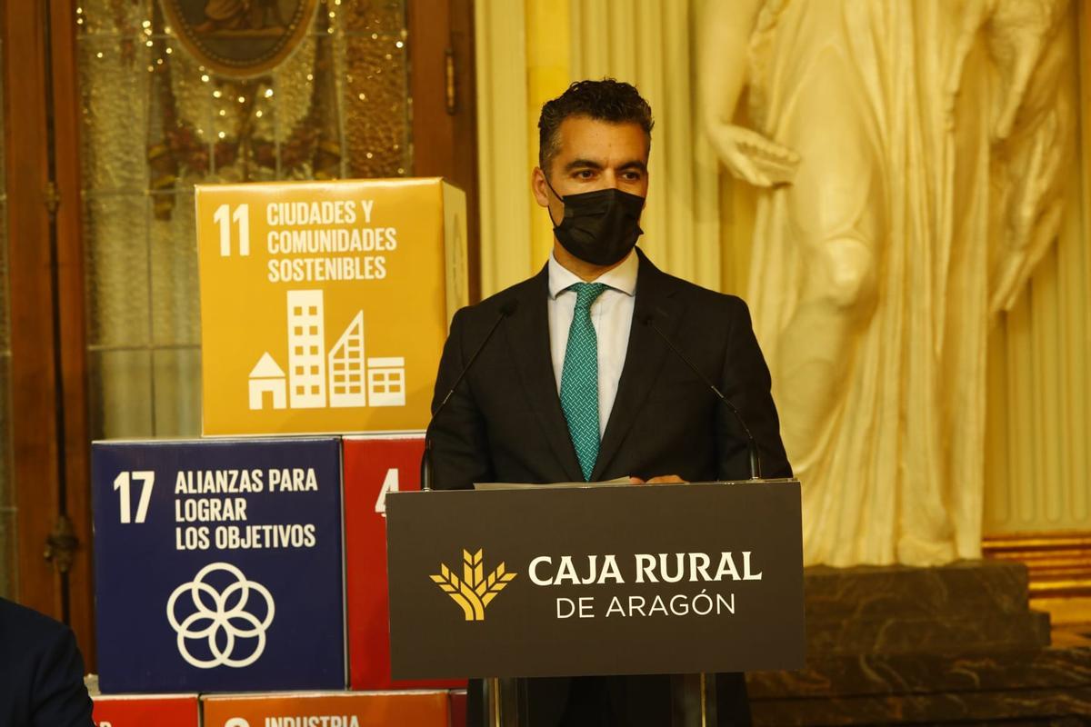 El director general de Caja Rural de Aragón, Luis Ignacio Lucas