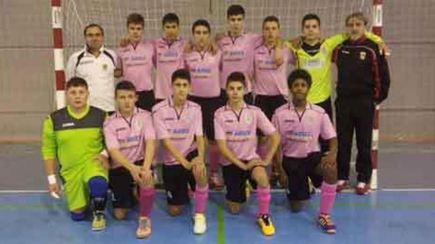 Plantilla del equipo cadete del Santa Cristina.