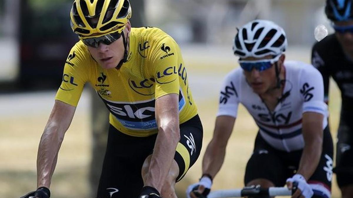 Froome se ha quedado sin la ayuda de Kennaugh