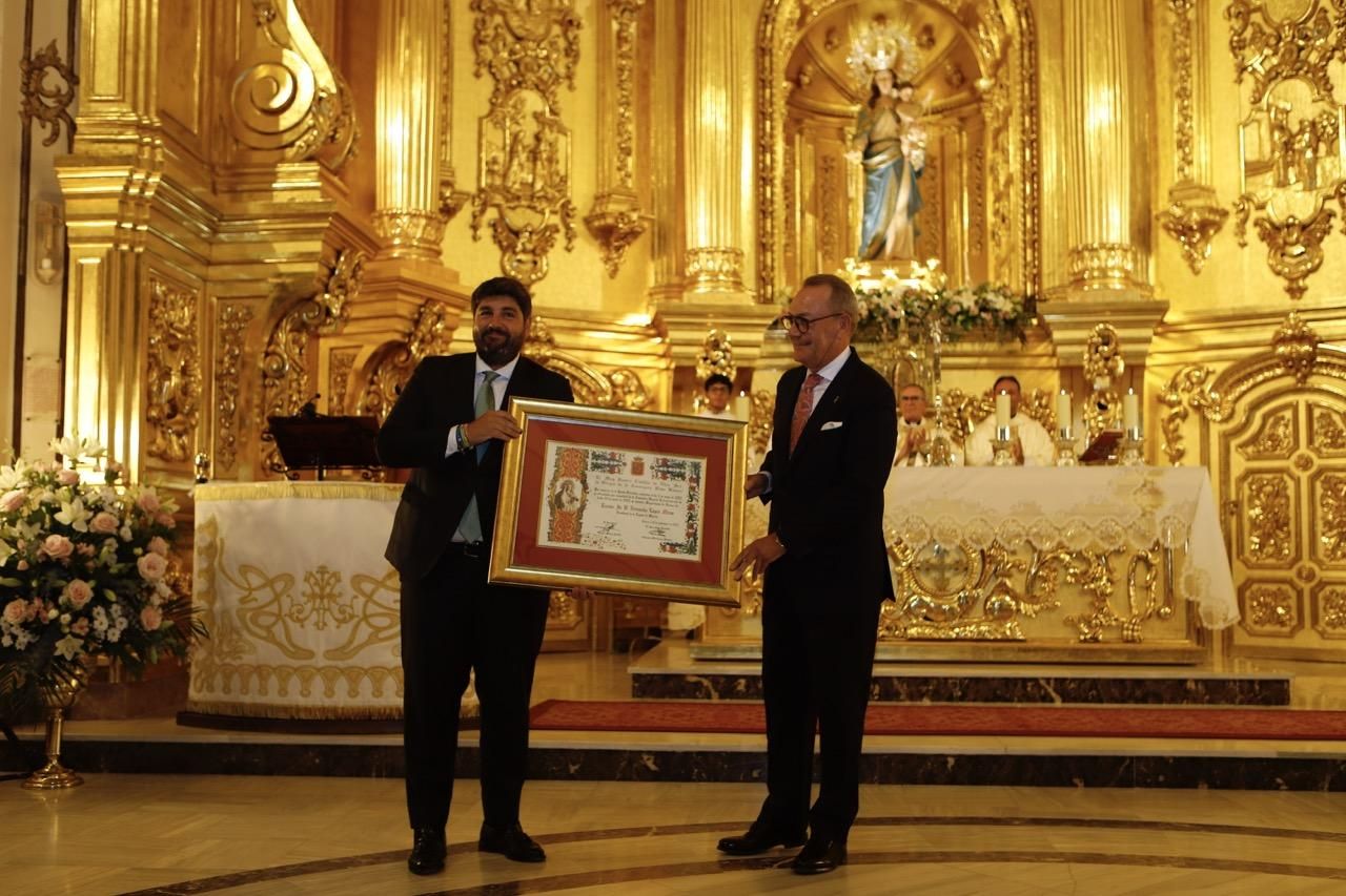 Así ha sido el nombramiento de Fernando López Miras como Mayordomo de Honor del Paso Blanco de Lorca