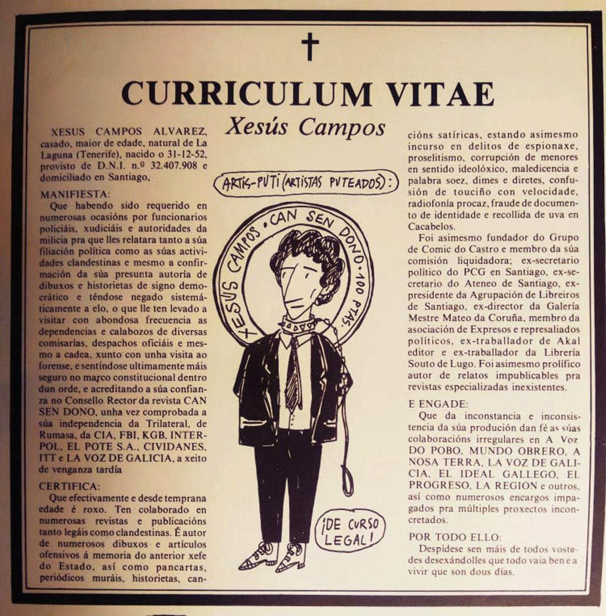 Especial currículum vitae de Chichi Campos