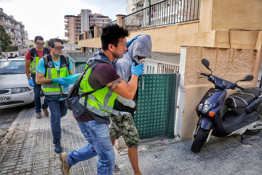 Redada contra la droga en Mallorca