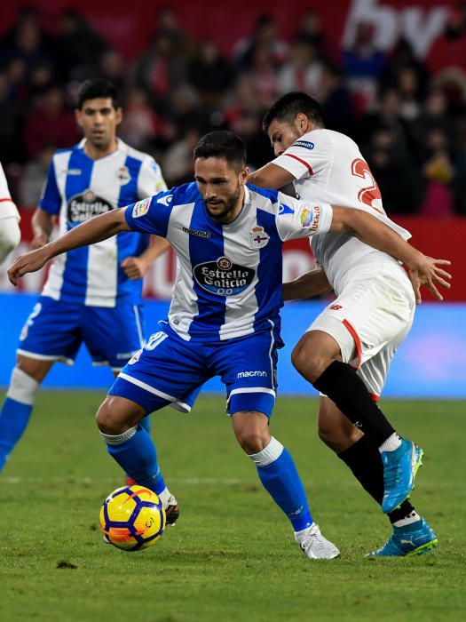 El Dépor cae 2-0 en Sevilla