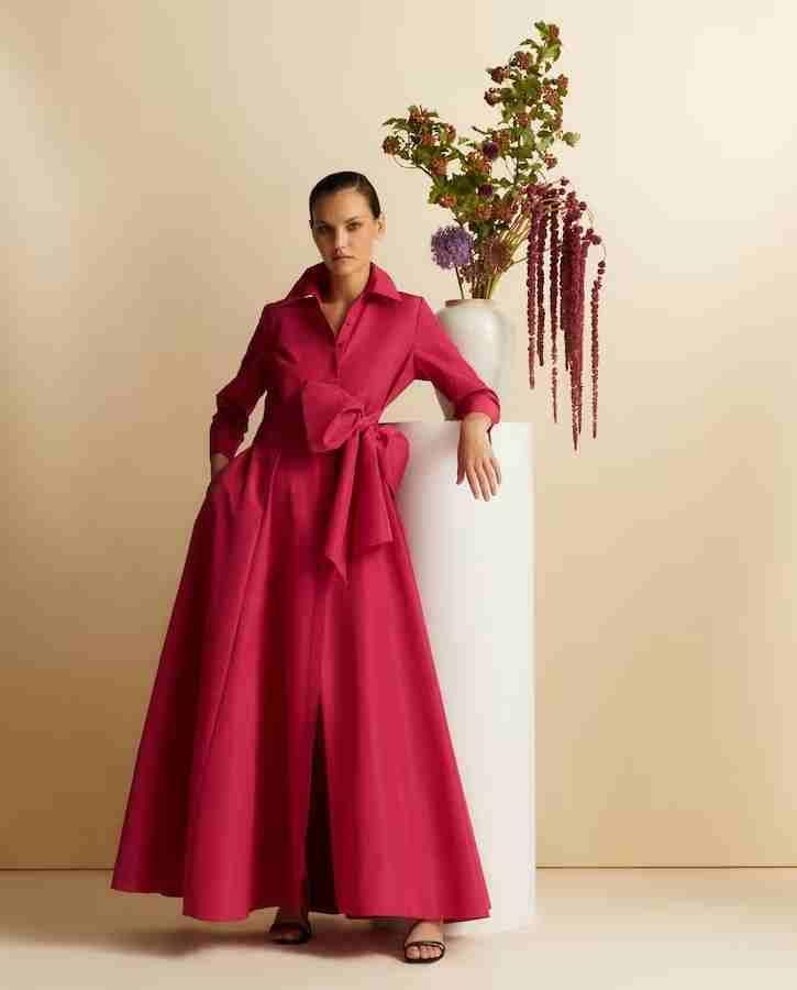 Vestido largo camisero