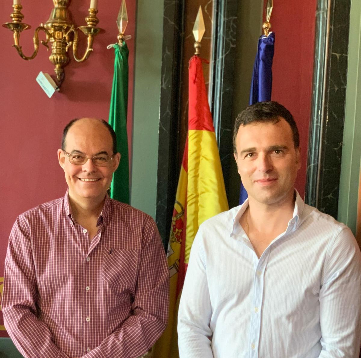 Los autores del libro José Antonio Ramos Rubio y Raúl Gómez