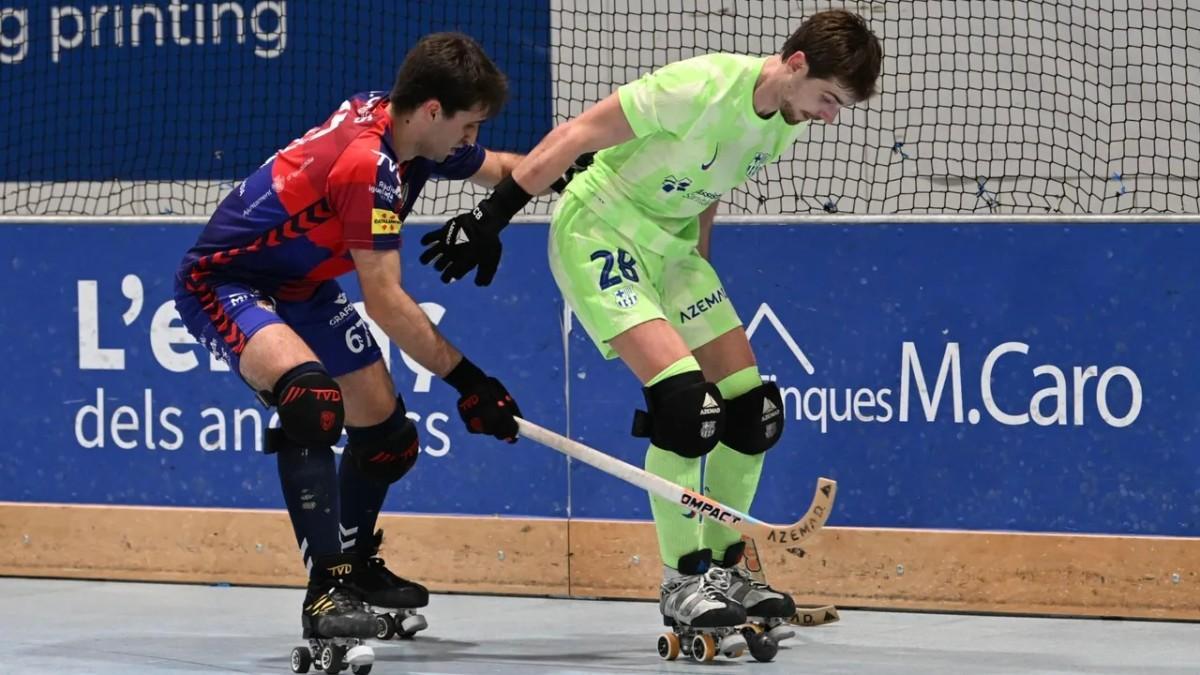 El Bar?a sum車 en igualada el primer empate de la temporada en la OK Liga
