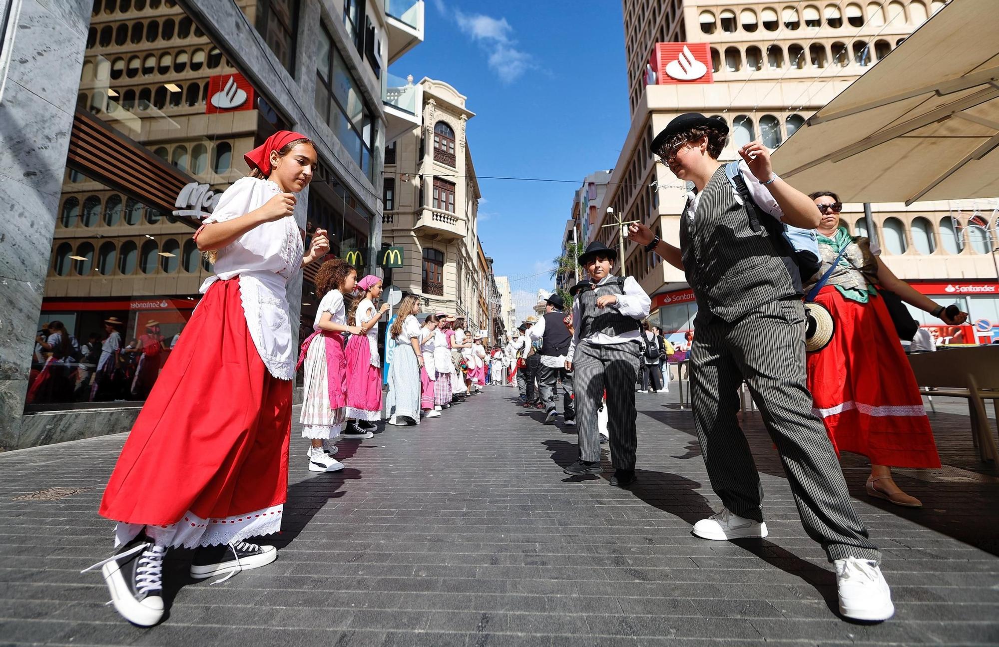 Segundo paseo romero escolar de Santa Cruz