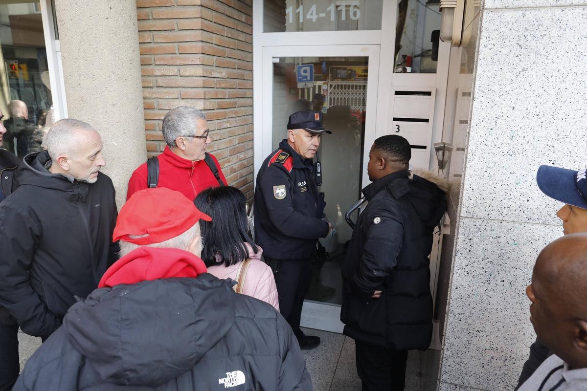 Les imatges del desnonament de 'Sisplau'