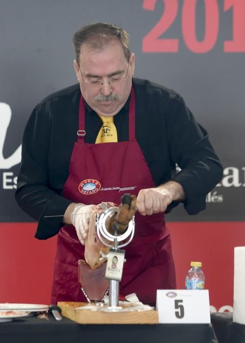 Concurso Nacional de Cortadores de Jamón en Salenor.