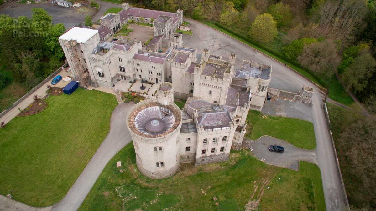 Gosford Castle visto desde las alturas