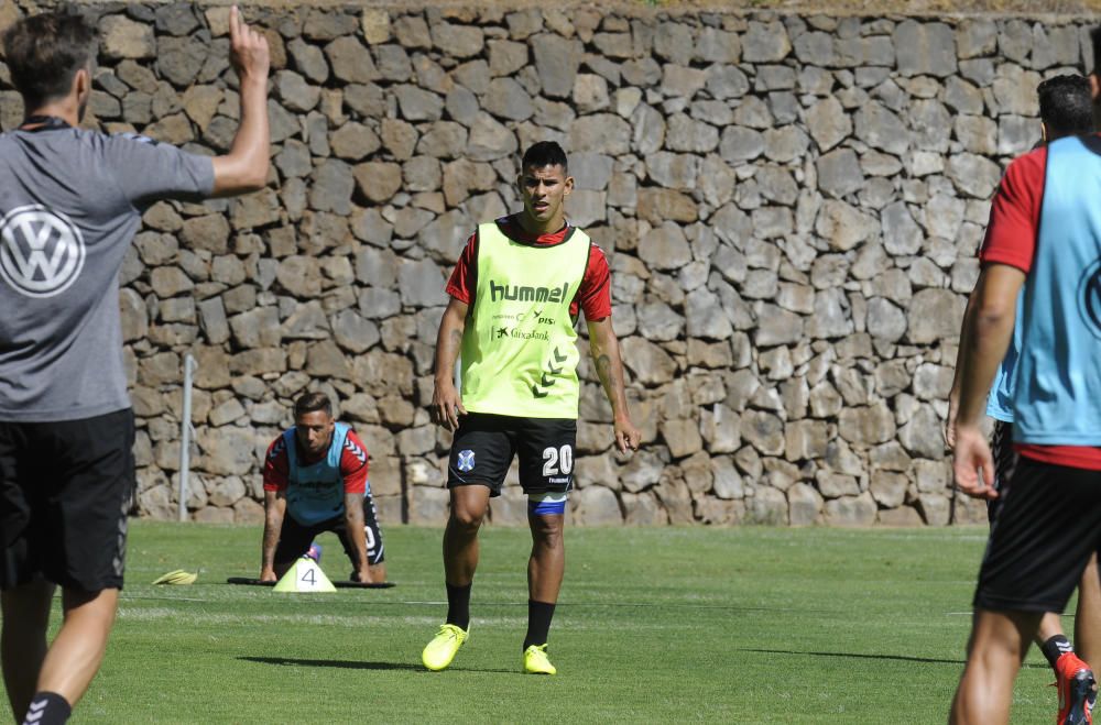 Entrenamiento del Tenerife el martes 13 de agosto