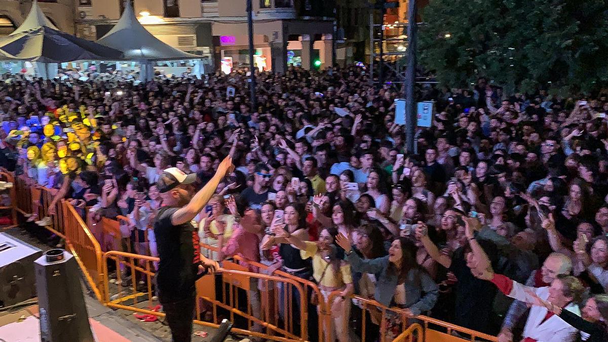 Concierto de Kiko Rivera en 2009 en Plasencia.