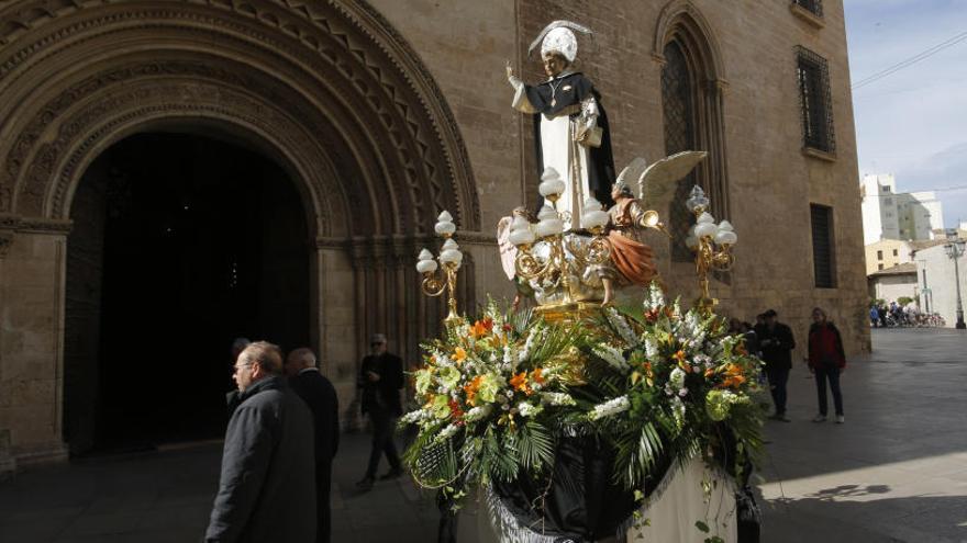 Una procesión inédita recorrerá hoy València en honor a San Vicente Ferrer