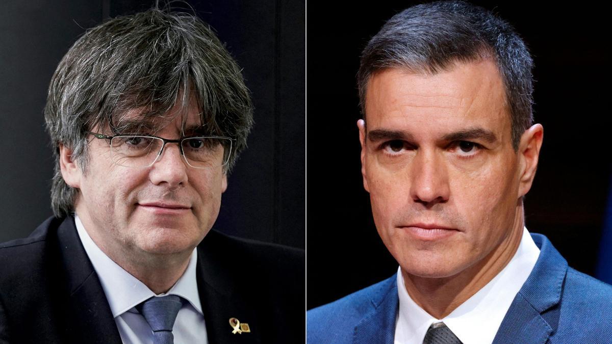 Carles Puigdemont y Pedro Sánchez