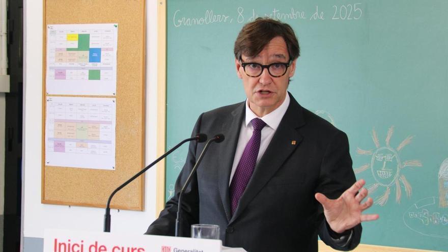 Illa demana als mestres que "respectin" el dret a l'educació i anuncia un programa per fer front a la calor a les aules
