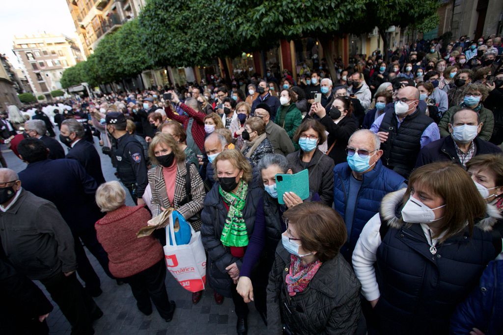 La Virgen de la Fuensanta sale en procesión rogativa por el fin de la guerra en Ucrania