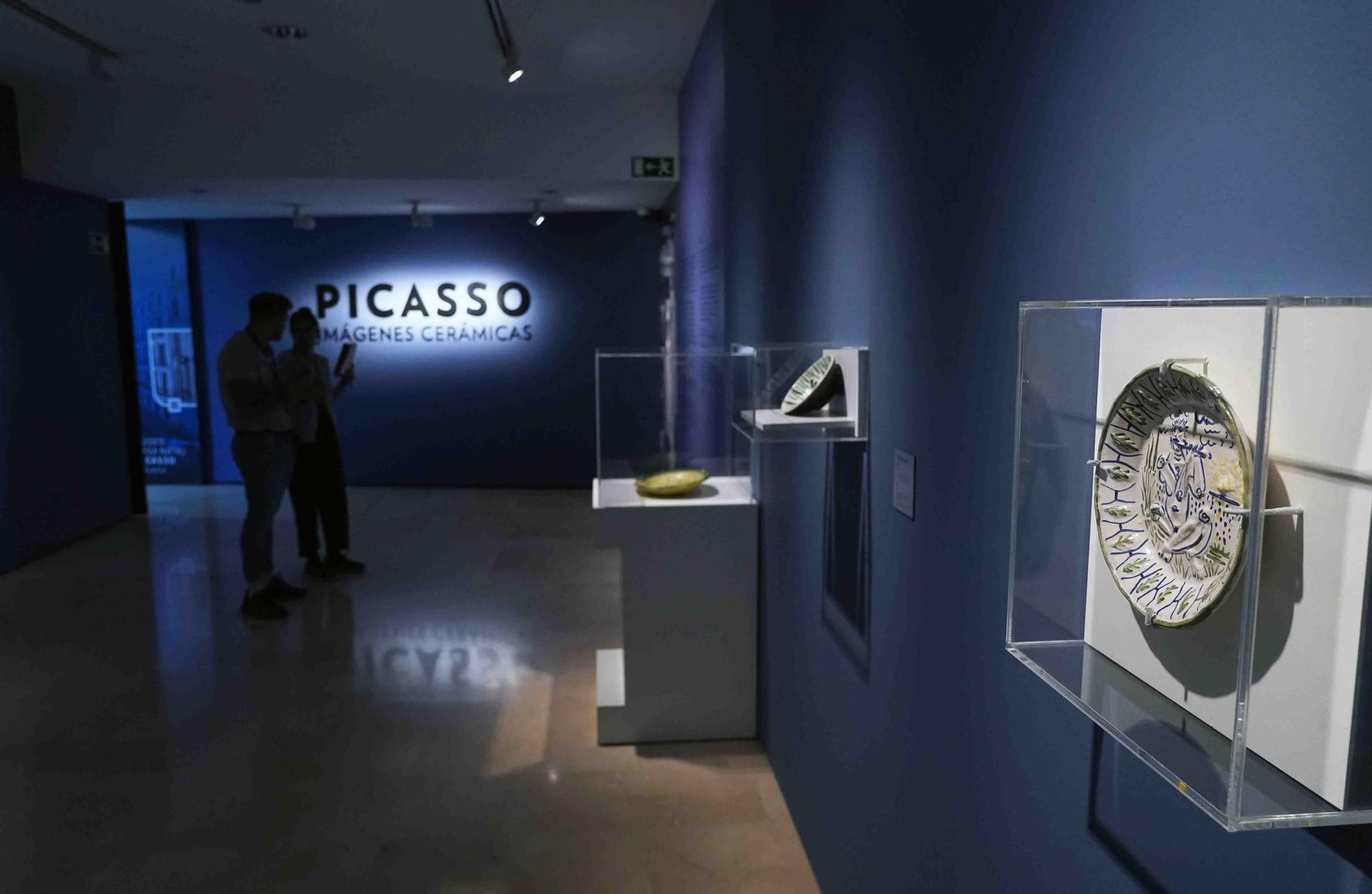 La exposición titulada 'Picasso: imágenes cerámicas', ya visitable en la Casa Natal de Picasso.