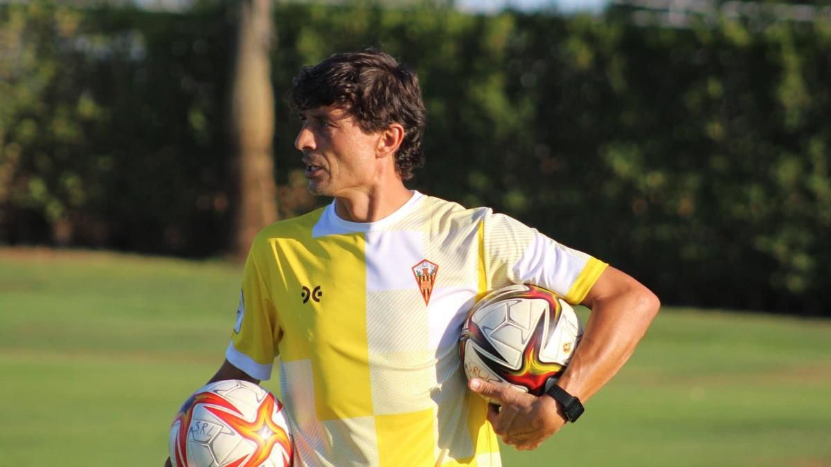 Jesús Vázquez, en su etapa como entrenador del San Roque.