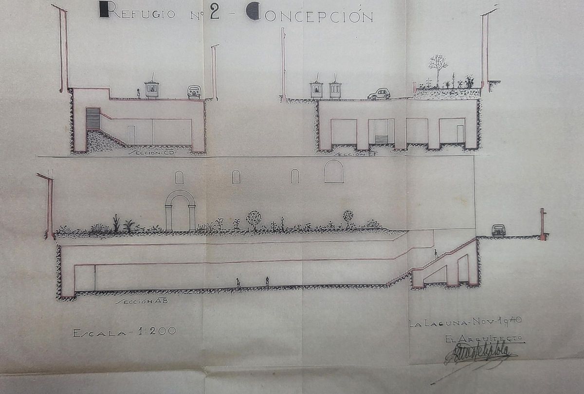 El búnker de la zona de La Concepción.